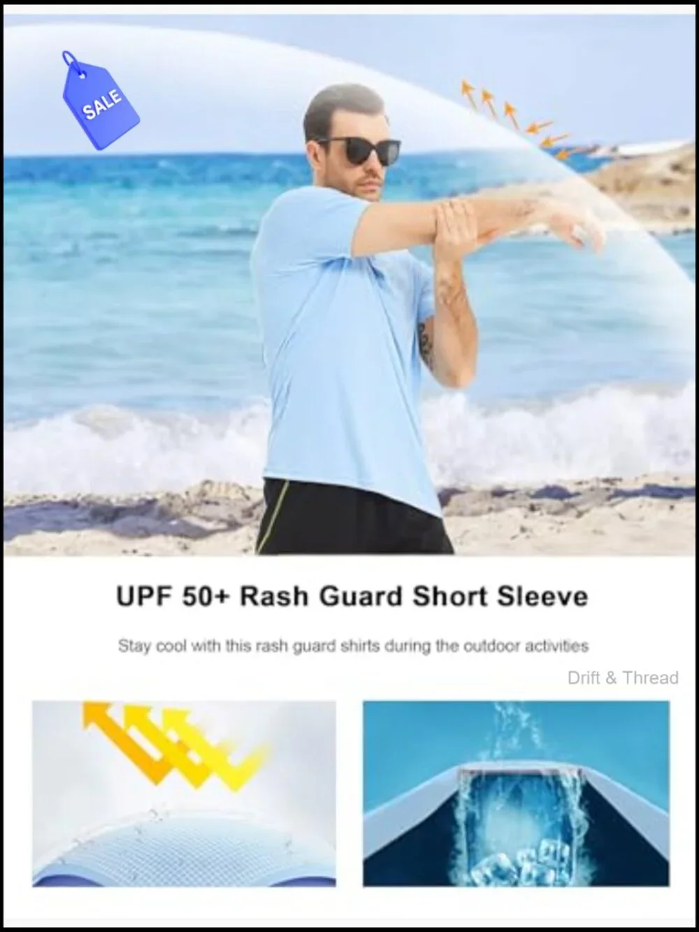 4 Pack Mens UPF 50+ Rash Guard Short Sleeve Swim Shirt Sun Protection Quick Dry